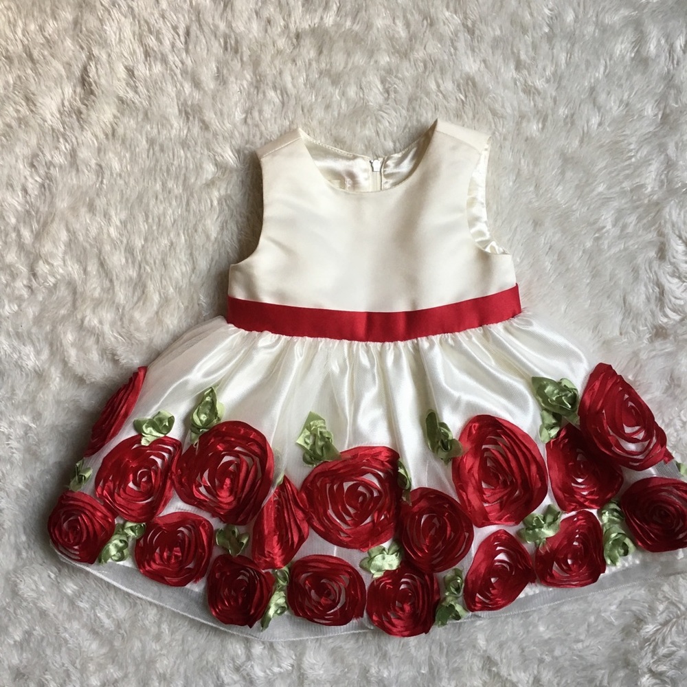 AMERICAN PRINCESS off white dress w cardigan